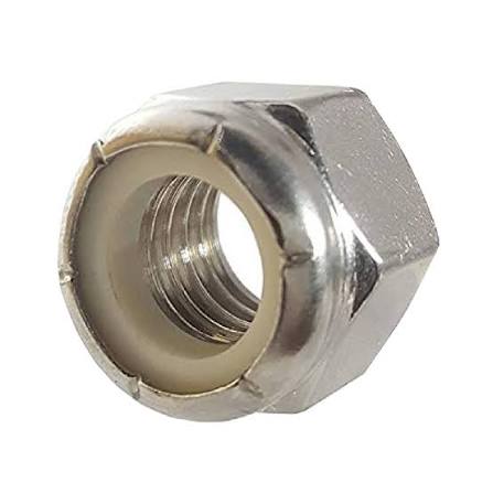 3/8 Unc Imperial 316 Stainless Steel Hex Nyloc Nut