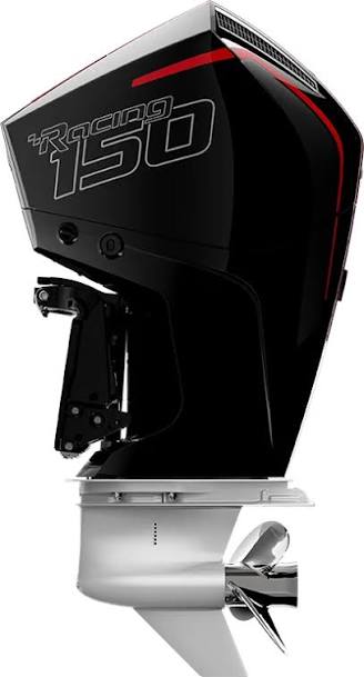 Mercury 150R (Racing) XL 20" Shaft Outboard Engine Only - Phantom Black