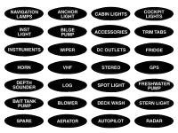 Waterproof Labels for BEP LBL 4 & 6W Label Set