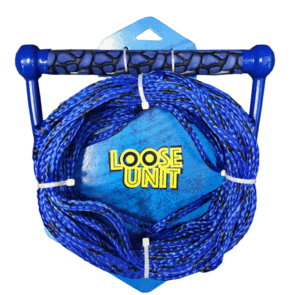 Loose Unit PS200 Ski Tow Rope 75Ft 1 Section Red & Blue