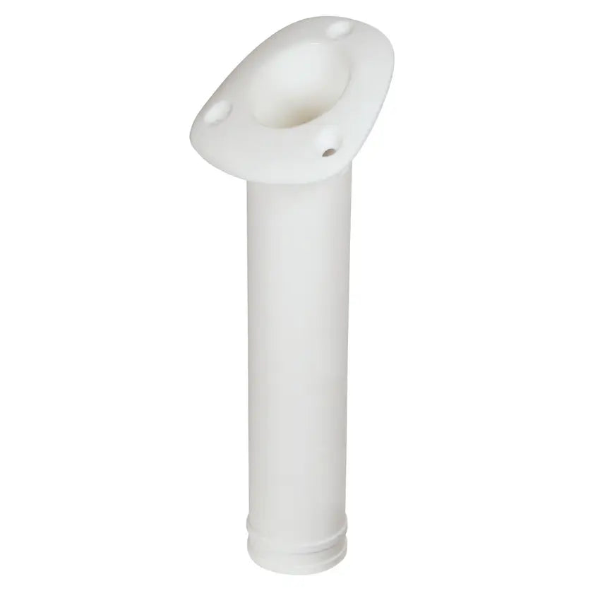 BLA Flush Mount Rod Holder in White