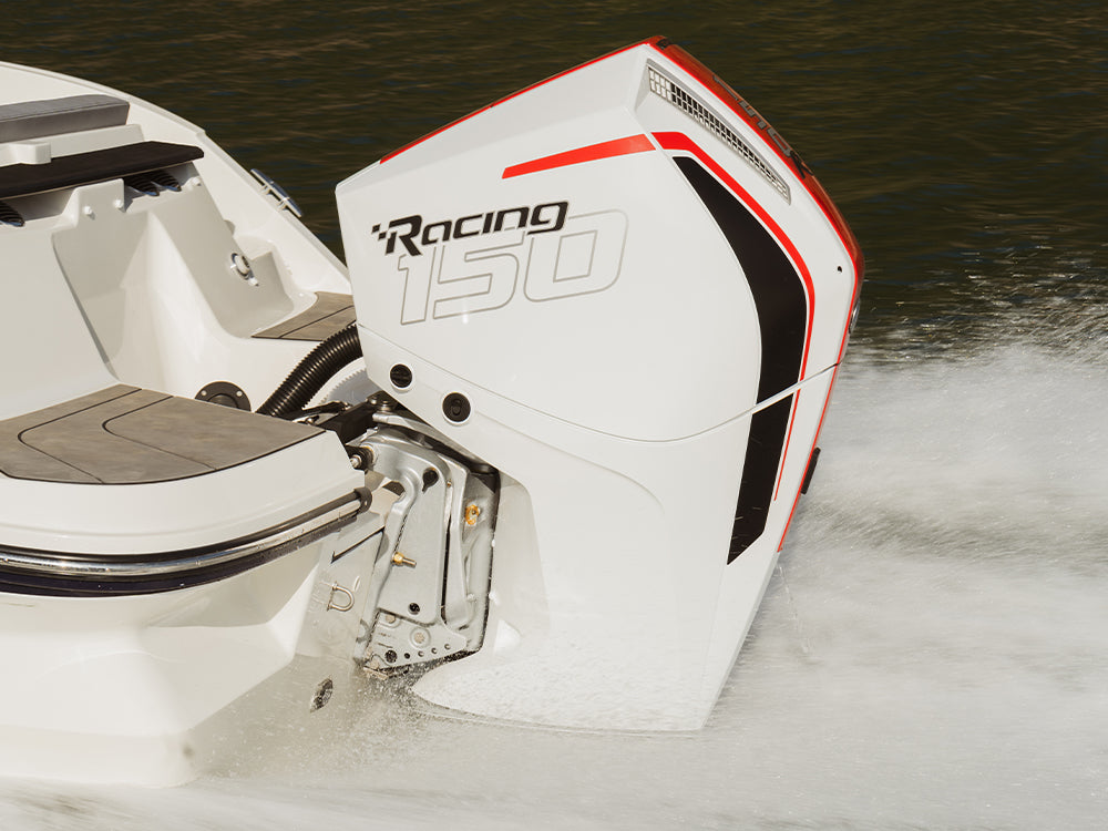 Mercury 150R (Racing) L 20" Shaft Outboard Engine Only - Cold Fusion White