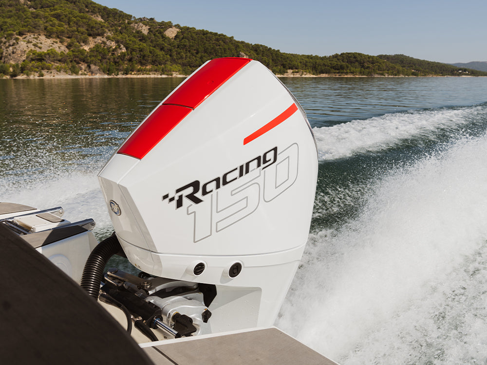 Mercury 150R (Racing) L 20" Shaft Outboard Engine Only - Cold Fusion White