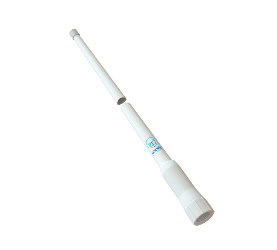 Pacific Aerials SeaMaster Pro Range P6101 White - VHF 1.8M Ultraglass Antenna