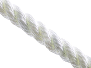 3-Strand Polyester Rope - White