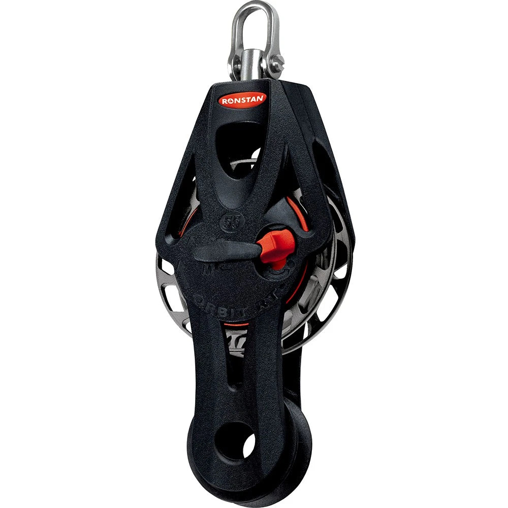 Ronstan RF56510 Series 55 Ratchet Orbit Block Fiddle Becket Swivel Head