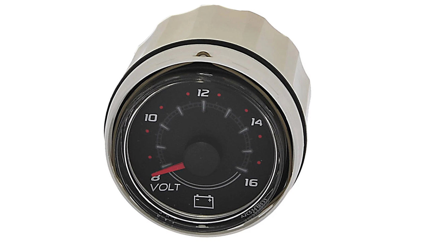 8M0052843 SmartCraft Voltage Gauge Black Face