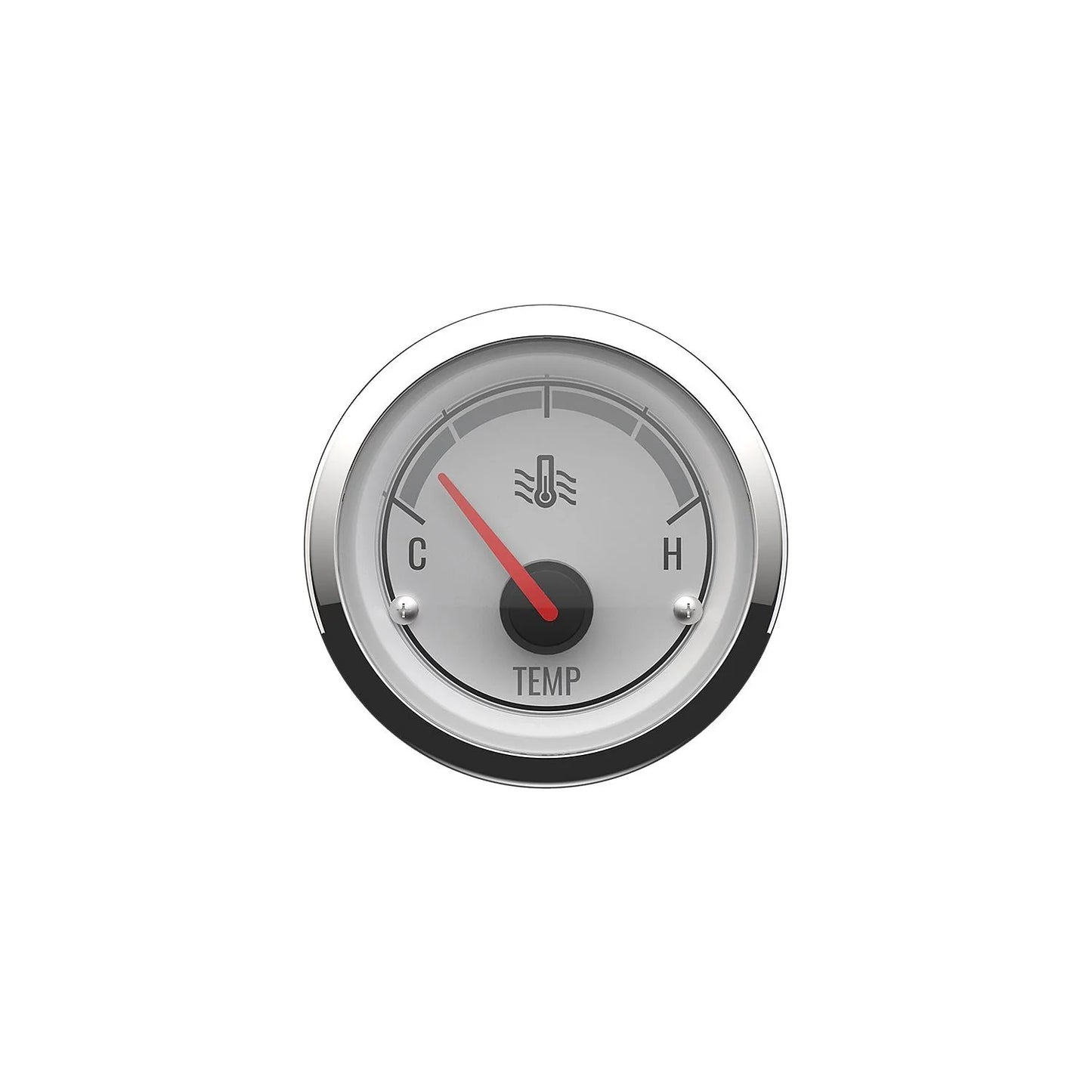 Mercury Water Temperature Gauge 60-200°F Classic White/Chrome 8M6020023