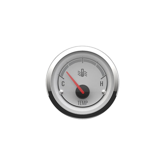 Mercury Water Temperature Gauge 60-200°F Classic White/Chrome 8M6020023