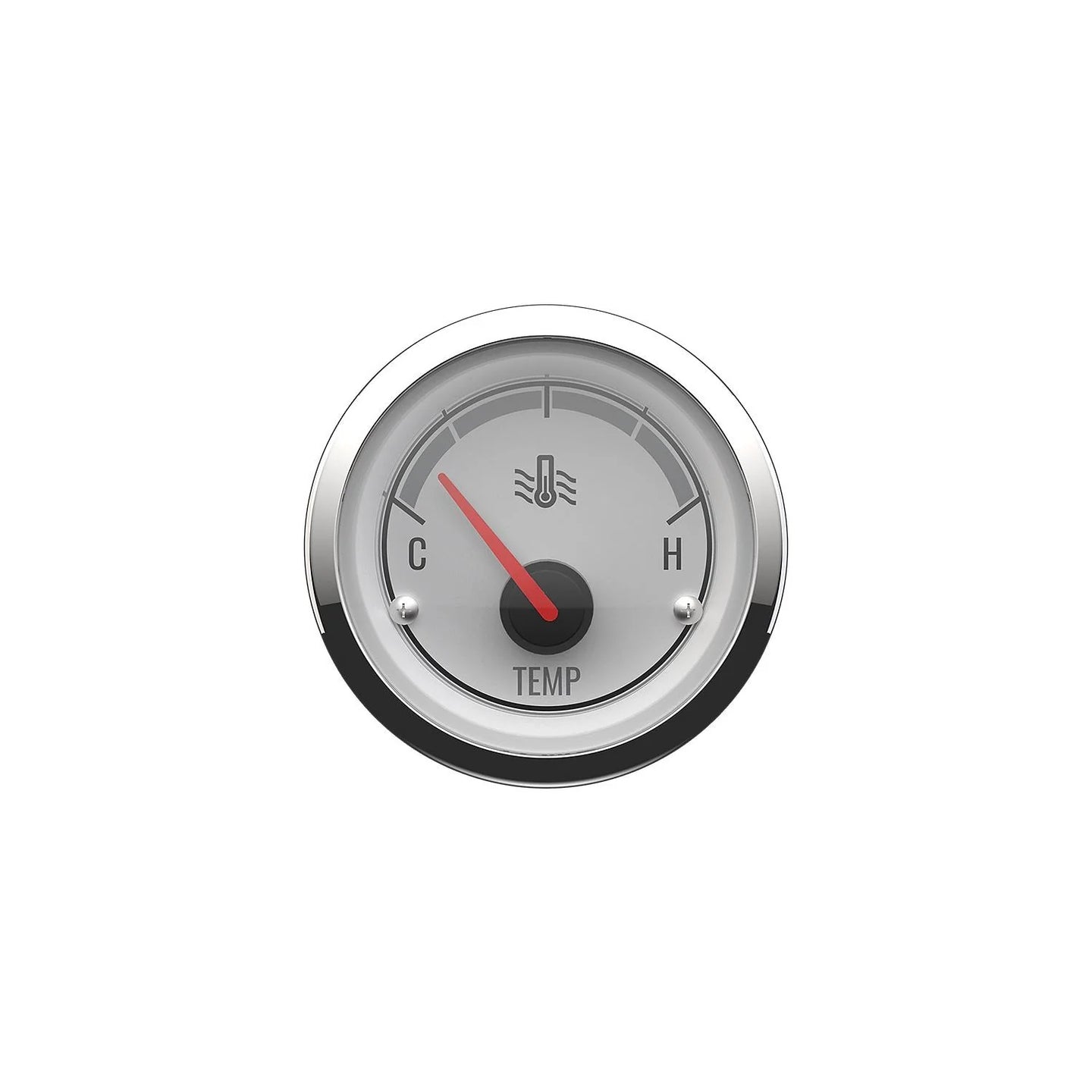 Mercury Water Temperature Gauge 60-200°F Classic White/Chrome 8M6020023